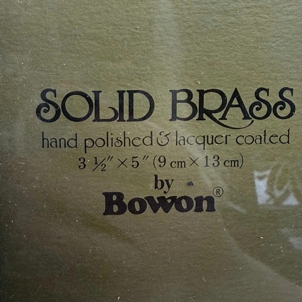 Bowon solid brass